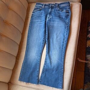 MOTHER cropped The Weekender Fray 27 EUC